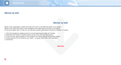 Desktop Screenshot of mensaiqtest.net