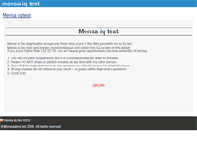 Tablet Screenshot of mensaiqtest.net